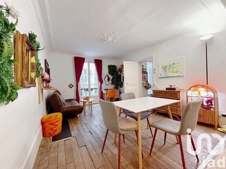 vente appartement 2 pièces de 43 m² à paris (75018)