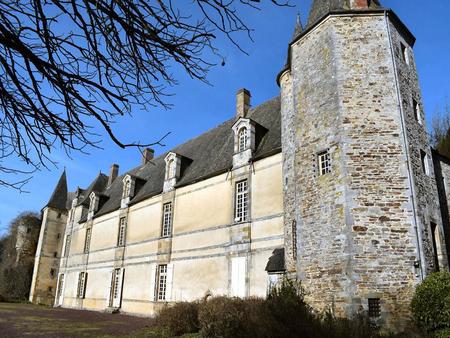 château mh xivo-xvio sur 16ha de parc bois et étangs