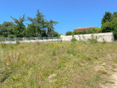 a vendre terrain constructible de 821 m² à canaules et argentières