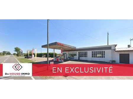 saint pierre d'aurillac  station service total  2 garages et 1 maison