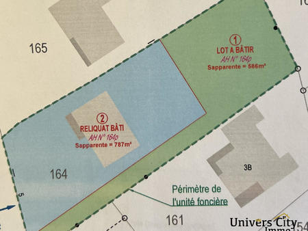 vente terrain à geneston (44140) : à vendre / 586m² geneston