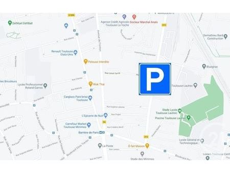 parking à louer - 10 m2 - toulouse - 31 - midi-pyrenees