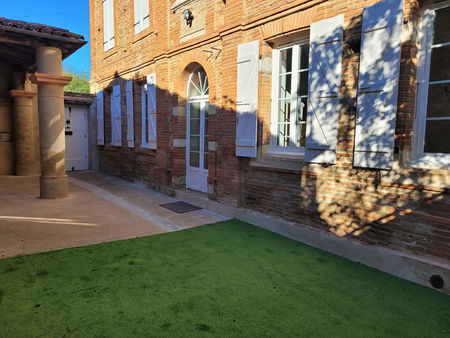 lezat sur leze (09) - toulousaine de 160 m² - 4 chambres et une belle cour