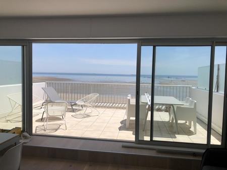 location appartement 2 pièces bord de mer à la baule-escoublac centre-benoît (44500) : à l