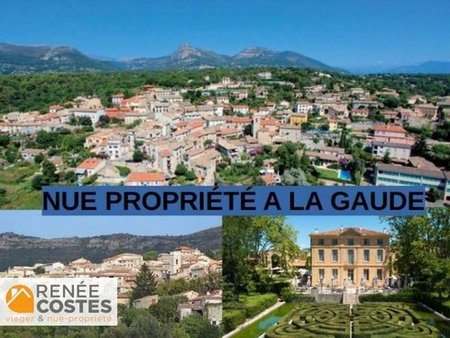 vente en nue propriété - f82 ans - la gaude (06610)