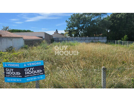 terrain saint hilaire de riez 245 m2 terre-fort