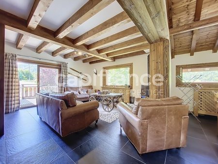 dpt haute savoie (74)  à vendre les contamines montjoie - chalet 4 chambres + terrain de 4