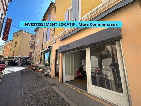 investissement ! murs commerciaux à gréoux-les-bains