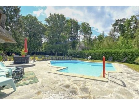 maison contemporaine de charme avec piscine à 35 minutes de paris