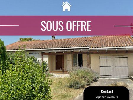 villa de plain pied sur 1800 m2 avec belle vue