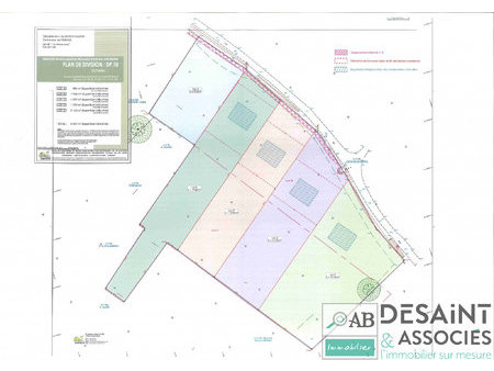 5 kms de villeneuve le comte  beau terrain de 1170 m2 avec u