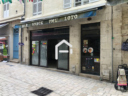 local commercial bar-restaurant avec licence 4 - centre ville de périgueux -130 m2