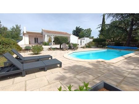 maison t6 130m2 gareoult grand terrain piscine garage annexe