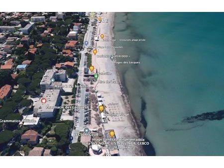 saint cyr sur mer  idéalement placé  vente murs local professionnel 165 m²  libre  divisib