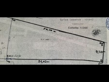 location terrain 604 m2 zone nb