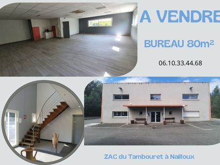 bureaux 80m²