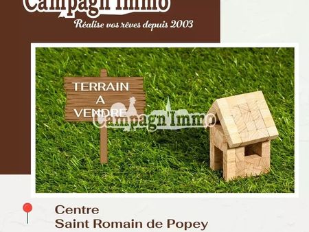 terrain 244 m² saint-romain-de-popey