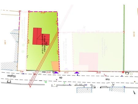 terrain viabilisé – 1103m²