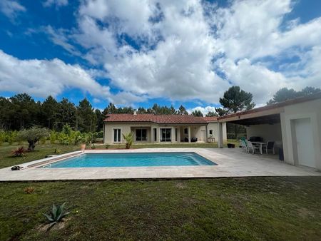 maison avec piscine et double garage