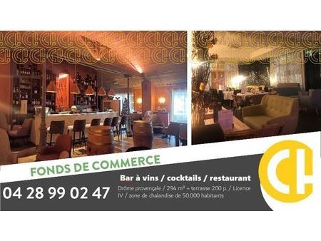 fonds de commerce restaurant  bar 414 m²