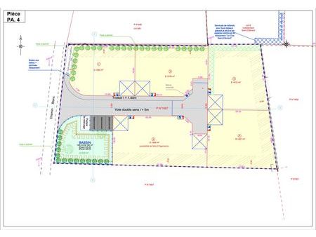 nouveau lotissement de 5 parcelles  viabilisées