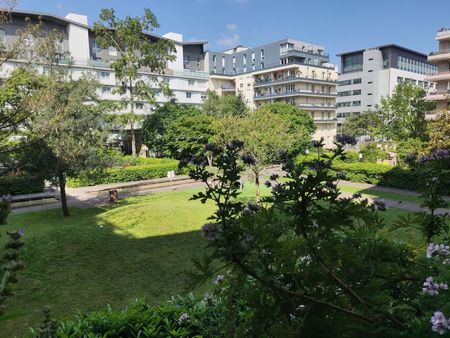 appartement t4 97 m²  terrasse  parking  cave  vue sur jardin