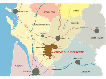 terrain en vente de 6 500 m² à barret - 16300