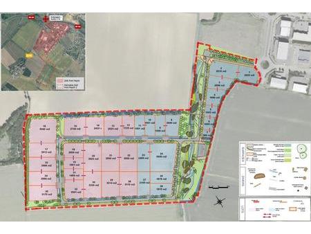 terrain à vendre de 3 500 m² à l'isle-jourdain - 32600