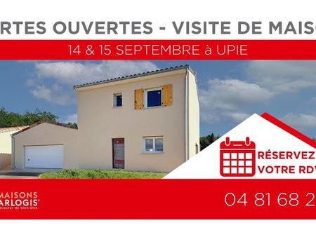 vente maison à construire 112 m² upie (26120)