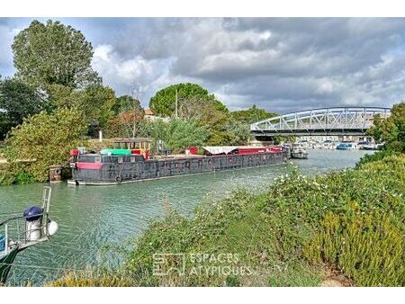 magnifique péniche freycinet rénovée