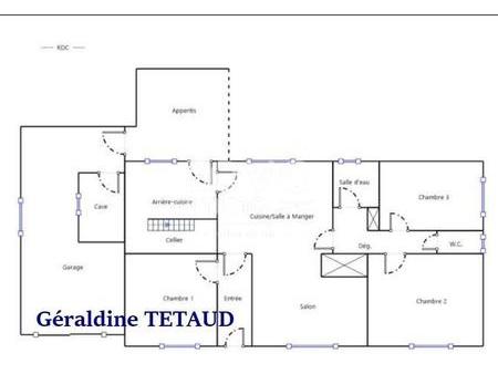 vente maison à challans (85300) : à vendre / 98m² challans