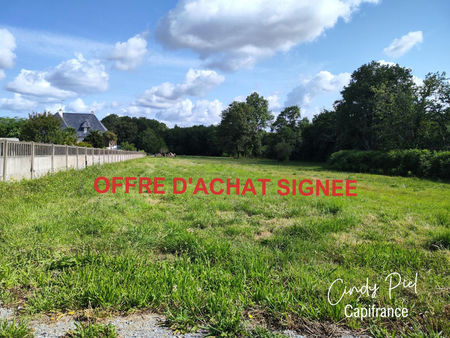 a vendre terrain constructible 1041 m² à la gacilly | capifrance