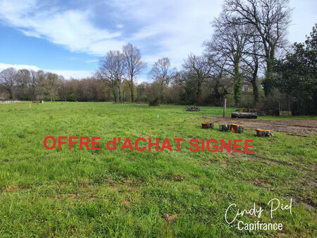 a vendre terrain constructible 2650 m² à la gacilly | capifrance