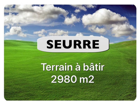 a vendre terrain constructible 2980 m² à seurre | capifrance