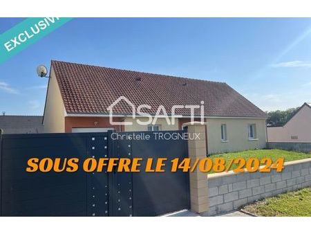 vente maison 4 pièces 102 m² thézy-glimont (80440)