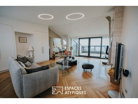 duplex en dernier étage avec vue mer et terrasse