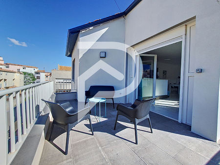 appartement au cap d'agde 3 pièce(s) 63 m2 avec garage