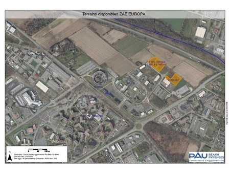 vente de terrain de 5 200 m² à pau - 64000