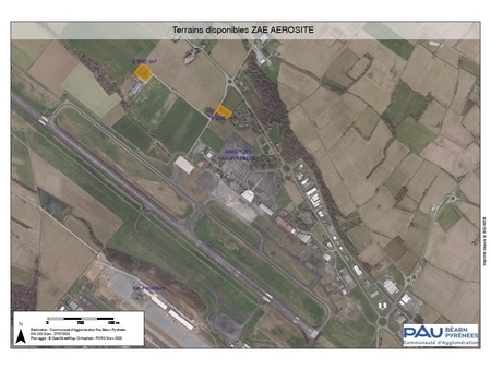 achat de terrain de 5 900 m² à uzein - 64230