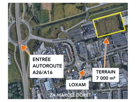 terrain en vente de 7 000 m² à calais - 62100