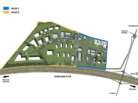 vente de terrain de 6 633 m² à mios - 33380