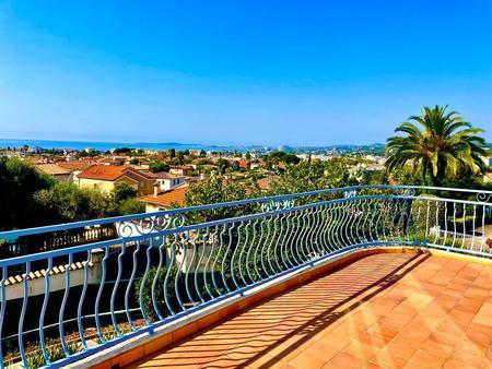 villa individuelle vue mer cagnes sur mer