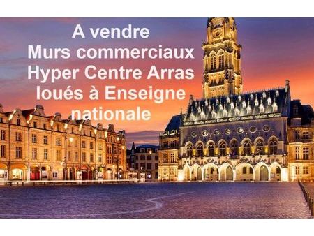 vente commerce 60 m² arras (62000)