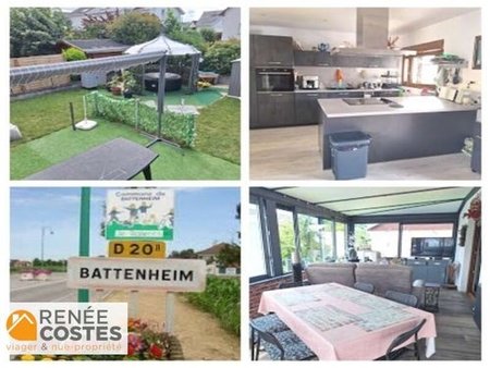 vente en nue propriété - f61-h58 ans - battenheim (68390)