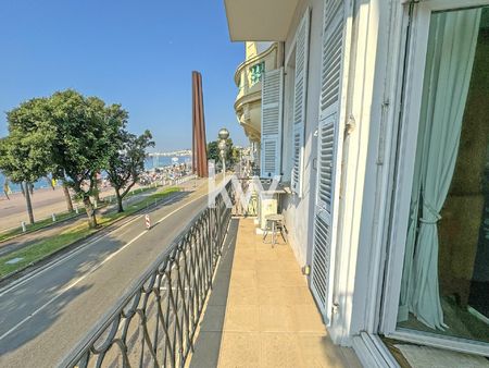 appartement 2 pièces - quai des états-unis avec vue mer !!