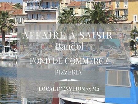 vente pizzeria de 35 m² à bandol (83150)