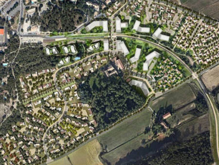 terrain constructible dans éco quartier au nord de castelnau le lez