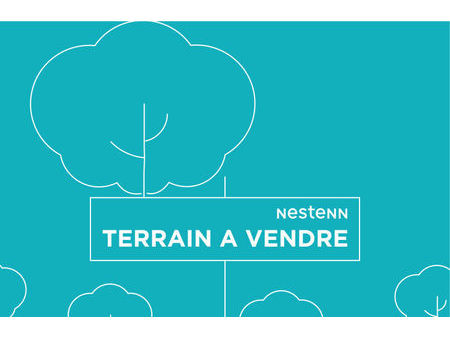 terrain viabilisé de 300 m²