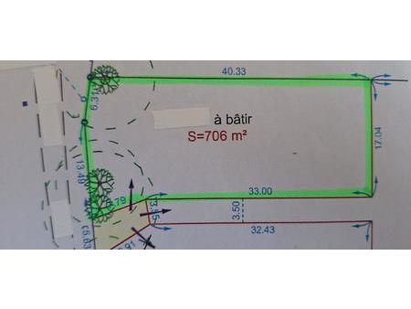 vente terrain à la turballe (44420) : à vendre / 706m² la turballe