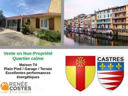 vente en nue propriété - f80-h75 ans - castres (81100)